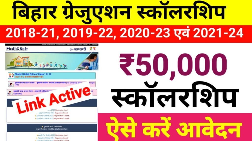 Bihar Graduation Scholarship 2025 Apply